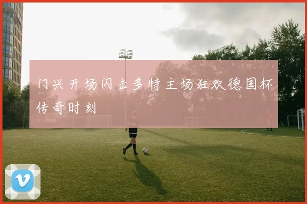 门兴开场闪击多特主场狂欢德国杯传奇时刻